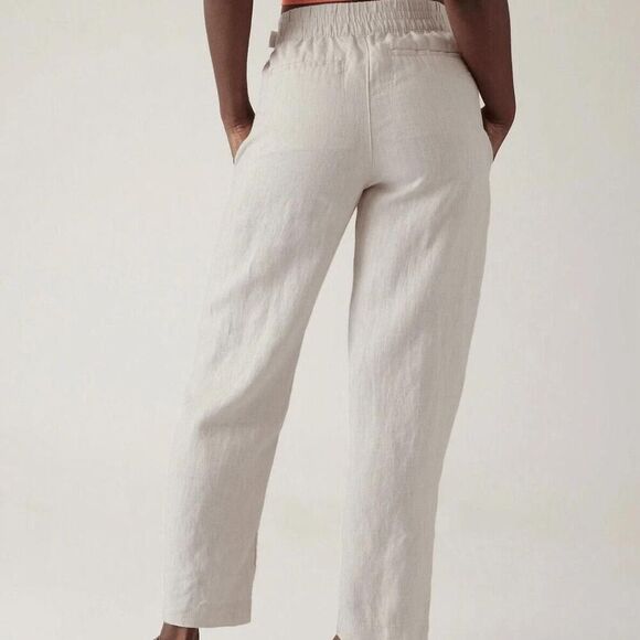 Athleta Women's White and Cream Trousers - Picture 3 of 7